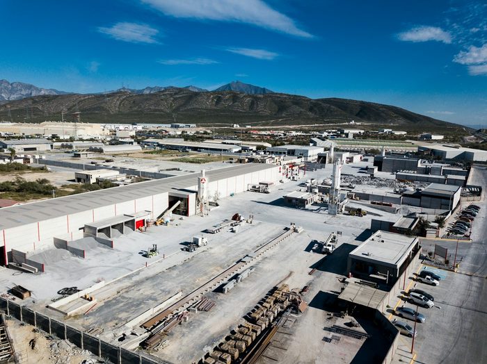Building materials forming plant